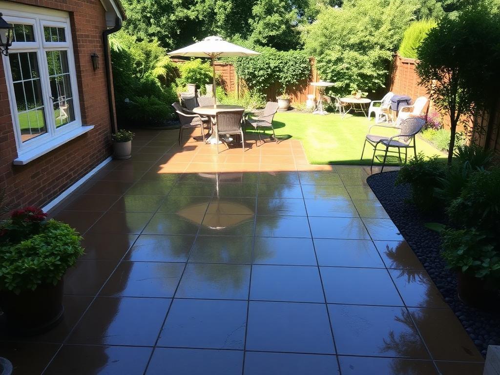 Driveway & Patio Jet Washing after